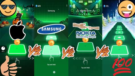 Tiles Hop I Phone Vs Samsung Vs Nokia Vs Micromax Youtube Games