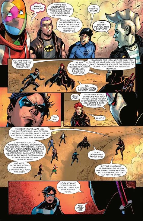 Dc Comics And Teen Titans Academy 12 Spoilers And Review Red X Is