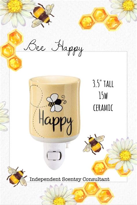 Bee Happy Mini Scentsy Warmer Bee Happy Mini Warmer Bee Happy Scentsy