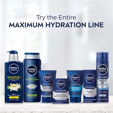 Nivea Men Maximum Hydration Body Wash Pack Of 3 Set Of 3 Smiths