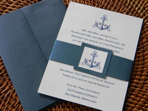 Nautical Wedding Invitation Nautical Wedding Wedding