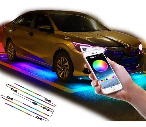 Ripley Kit Luces De Chasis Bluetooth Exterior Rgb Tuning Luz Piso