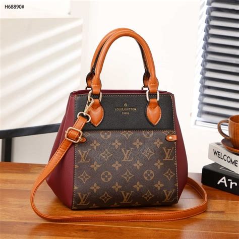 Jual Tas Wanita LV Lo Uis Louiss Vuitton Fold Handbag Selempang Branded