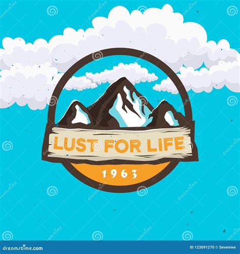 Lust Concept Retro Colorful Word Art Illustration | CartoonDealer.com