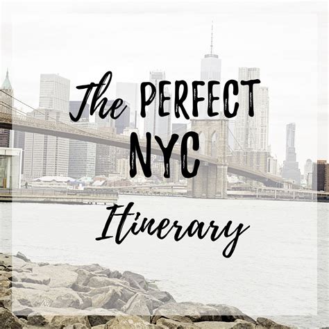 The Perfect New York City Itinerary For A Fun Weekend Trip In 2022