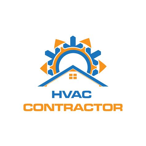 HVAC contruction logo template 10385926 Vector Art at Vecteezy