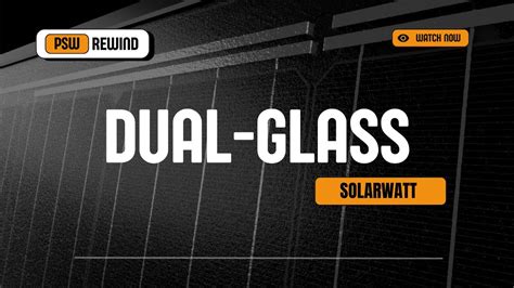 Solarwatt Vision Glass Glass Solar Panel By Perth Solar Warehouse Youtube