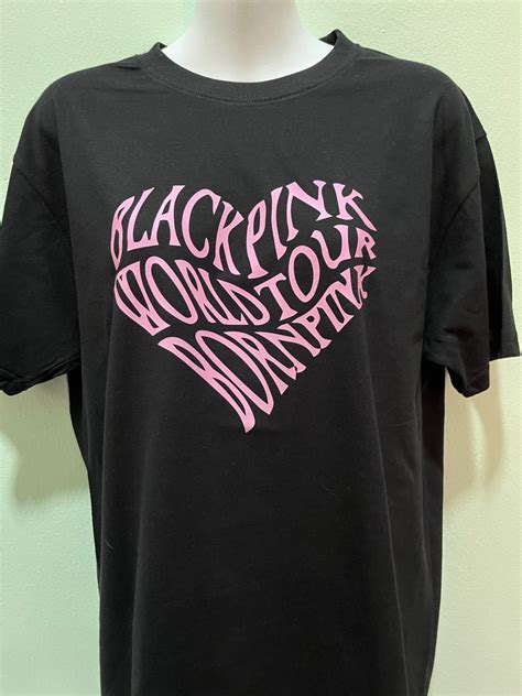 Blackpink World Tour Born Pink Tshirt 100 Cotton Unisex Womens Fashion Tops Shirts On Carousell