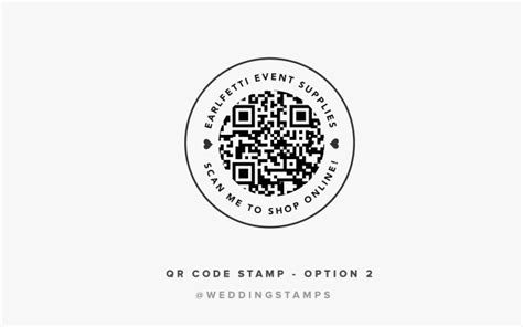 Design a round qr code stamp, logo, badge by Weddingstamps