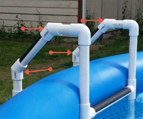 DIY PVC Pool Ladder Plans