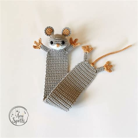 Crochet Pattern PDF // Mouse Bookmark / Handmade Gift - Etsy