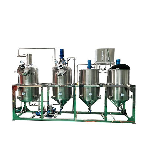 Peanut Corn Palm Edible Scale Sunflower Edible Oil Refinery Machine