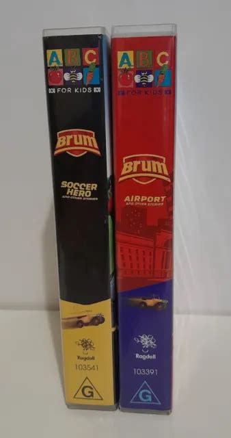 2X BRUM VHS Tapes - Cartoon ABC For Kids $14.95 - PicClick AU