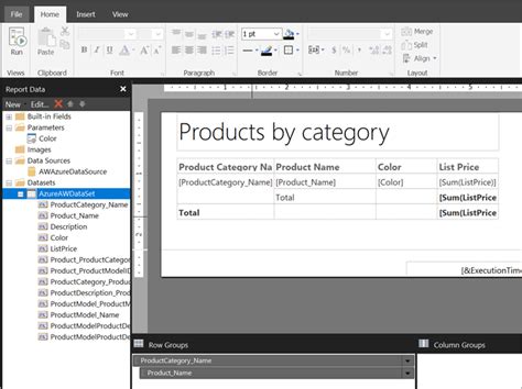 Power Bi 페이지를 매긴 보고서의 포함된 데이터 세트 만들기 Power Bi Microsoft Learn