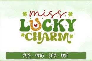 Miss Lucky Charm Retro Svg Graphic By Extreme Designart Creative Fabrica