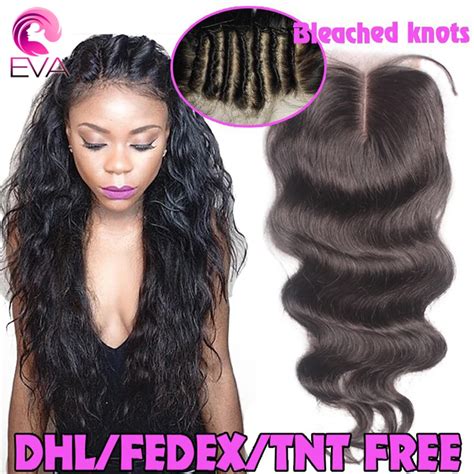 Best Lace Closure Free Middle Part Closure Malaysian Body Wave Lace