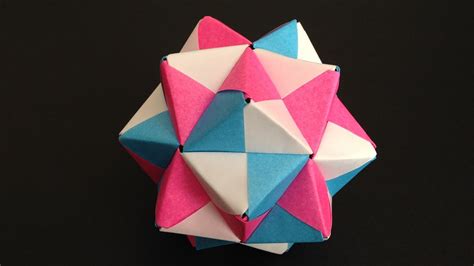 Origami Kusudama Sonobe 30units Instructions 折り紙のくす玉 薗部式 30ユニット 折り方