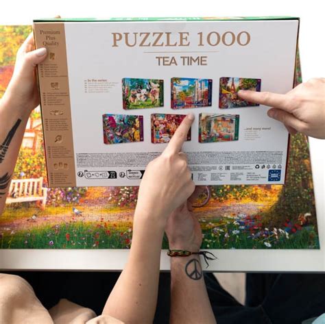 Puzzle Premium Plus Quality El Tea Time Lato W Miasteczku Trefl