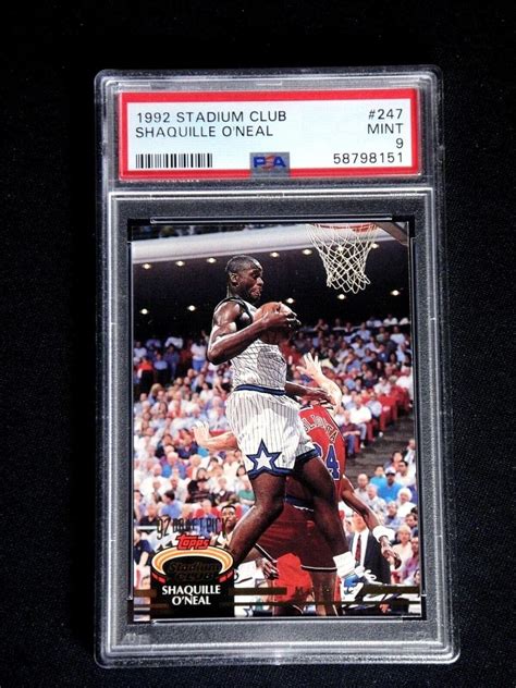 Amazon Shaquille O Neal Stadium Club Rookie Card Psa