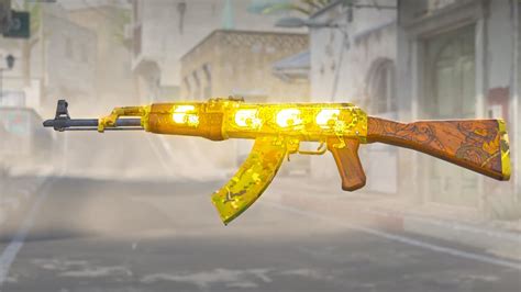 Cs Updated Furia Rmr Gold Sticker Ak Panthera Onca With Rmr Gold