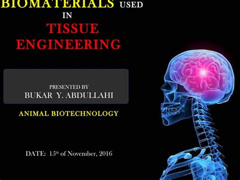 Biomaterials For Tissue Engineering Slideshare Ppt