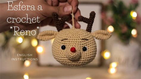 Esfera Navide A A Crochet Reno English Instructions Youtube