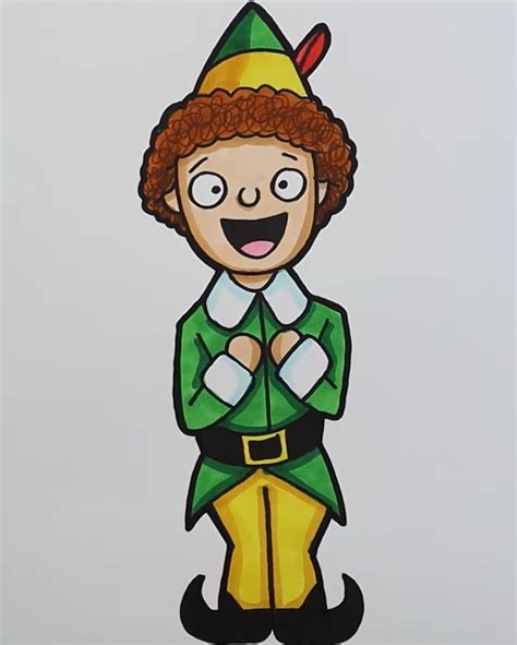 How To Draw A Christmas Elf 10 Easy Drawing Projects