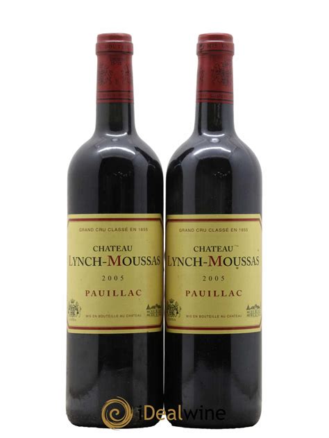 Acheter Château Lynch Moussas 5ème Grand Cru Classé 2005 lot 7960