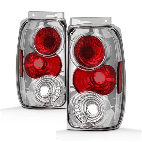 1995 1997 Ford Explorer Euro Altezza Tail Lights Chrome