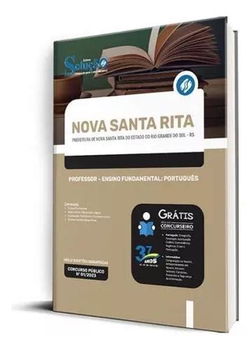 Apostila Nova Santa Rita Rs 2023 Prof Fundamental Português MercadoLivre