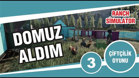 Domuzlara Barinak Yaptim Ranch Sİmulator BÖlÜm 3 Youtube