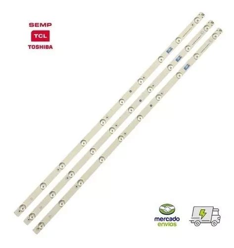 Kit De Barras De Led Semp Toshiba Dl Dl I Frete Gr Tis