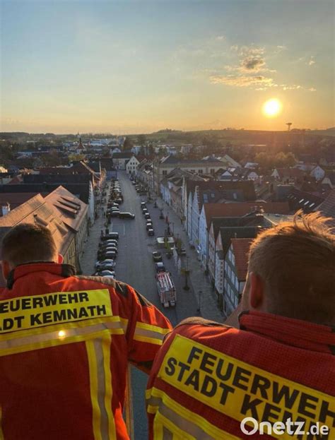 Für Brandschutz über Dächer der Stadt Kemnath Onetz