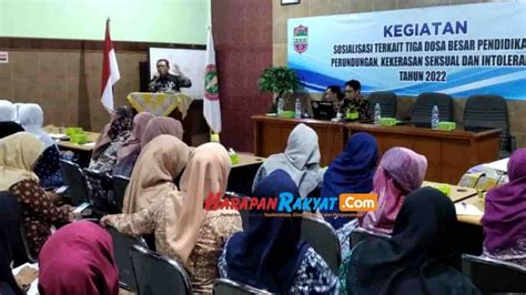 Sosialisasi Tiga Dosa Besar Pendidikan Digelar Pertama Kali Disdik Ciamis