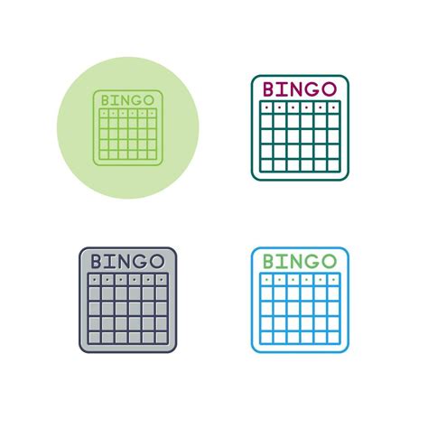 Bingo Vector Icon 27017316 Vector Art At Vecteezy