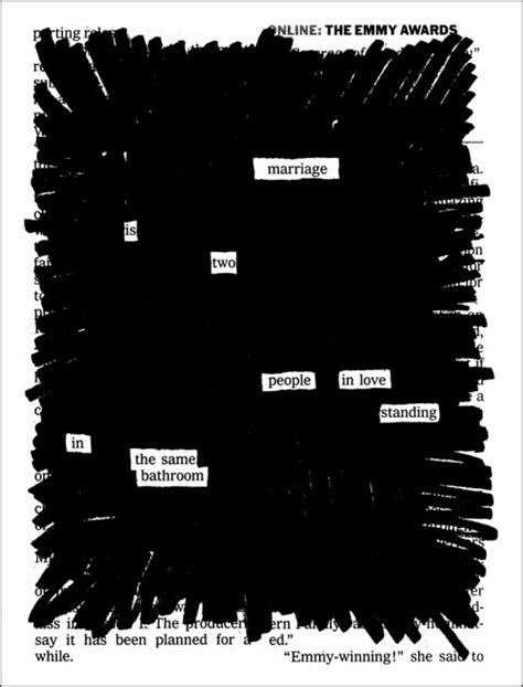 Newspaper Blackout Poems Austin Kleon Part 9 Blackout Poems