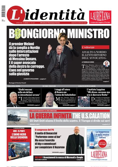 Alessio Gallicola On Twitter La Prima Pagina Di Oggi