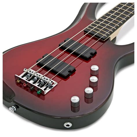 Redsub Infinity Bass Guitar Trans Red Burst At Gear4music