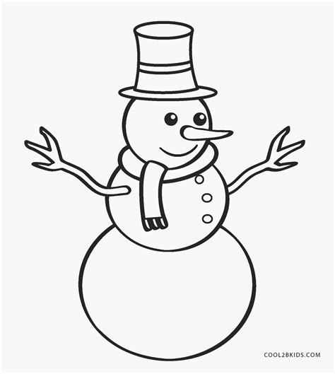 Snowman Coloring Pages Printable