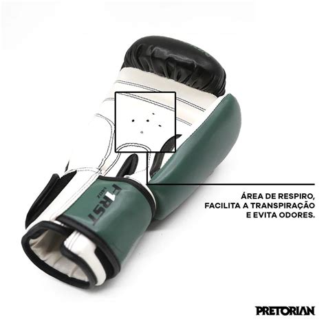 Luva De Boxe 14oz O Que Significa - Luva de Boxe e Muay Thai First 14OZ Pretorian - Preto/Militar ...