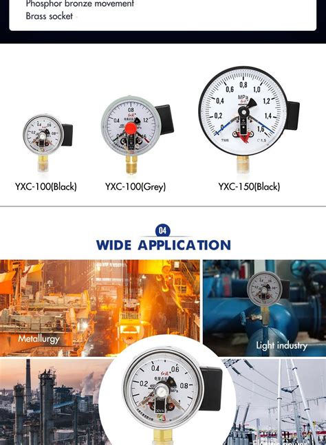 Pressure Gauge With Electric Contact Made In China Manufacturers And