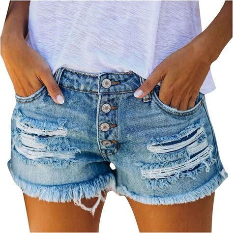 Jeans Mujer Rotos Pantalones Cortos Pantalones Cortos De Mujer Verano