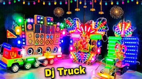 Ganesh Trolley Visarjan Dj Navratri New Gauri Durga Big Truck Dj Pooja