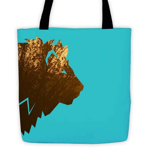 Lion Tote Bags Iucn Water