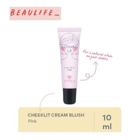 Emina Cheek Lit Cream Blush 10ml Shopee Malaysia