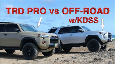 4runner Trd Pro Vs Off Road W Kdss Youtube