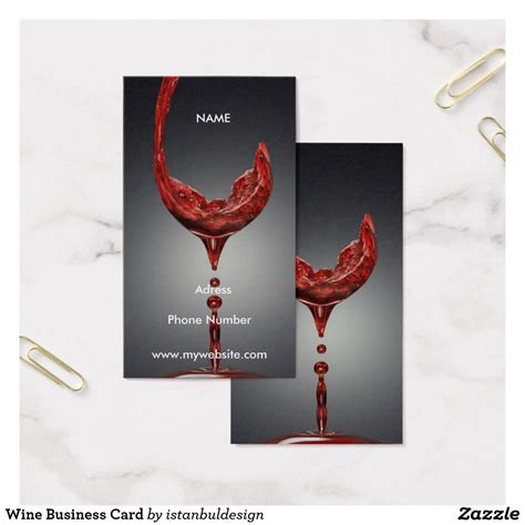 Wine Business Card Cards Business Cards Business