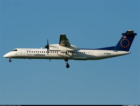 Bombardier Dhc 8 402 Q400 Team Lufthansa Augsburg Airways Aviation Photo 1227282