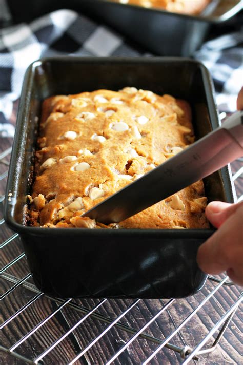 Pumpkin White Chocolate Chip Bread Holoka Home