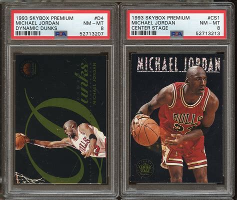 Lot Detail Skybox Premium Michael Jordan Insert Lot Of Psa